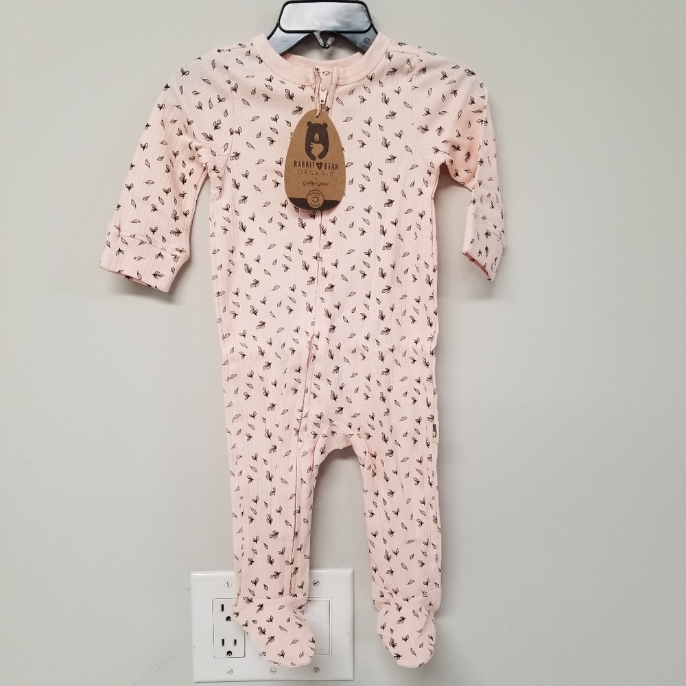 Rabbit+ Bear Organic Full Zip Bodysuit Longsleeve